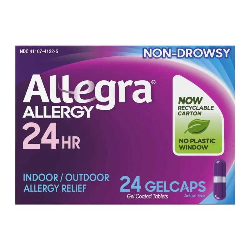 Allegra Allergy 24HR Fexofenadine Gelcaps
