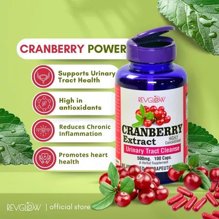Cranberry extract supplement para sa urinary tract health
