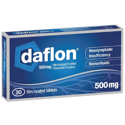 Daflon 500mg para sa almoranas at venolymphatic insufficiency
