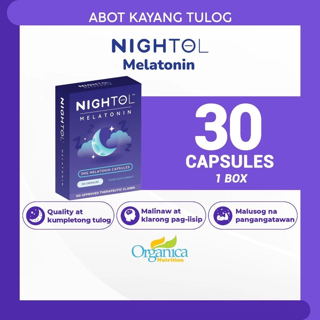 Nightol melatonin 3mg sleep supplement