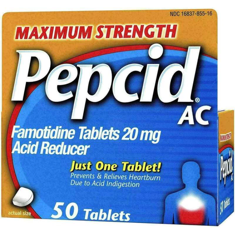 Pepcid AC Famotidine 20mg Acid Reducer