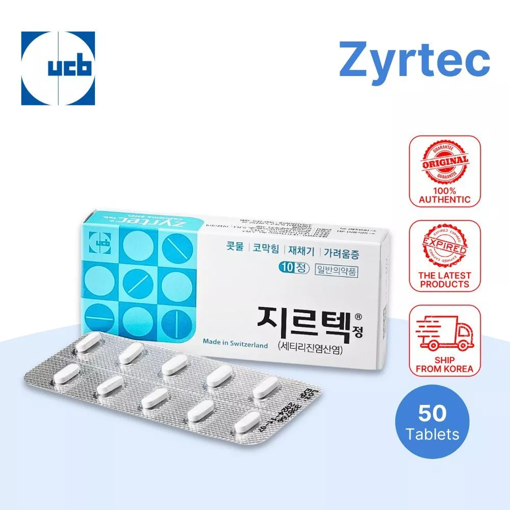 Zyrtec Cetirizine Tablet Antihistamine